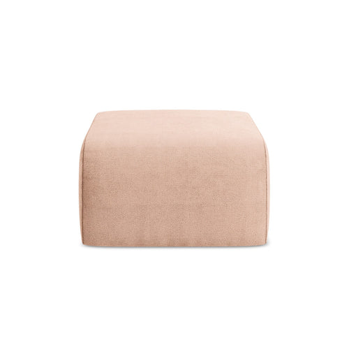 LaMiaSofa Poef Cervo - chenille stof - perzik - 72x94x42