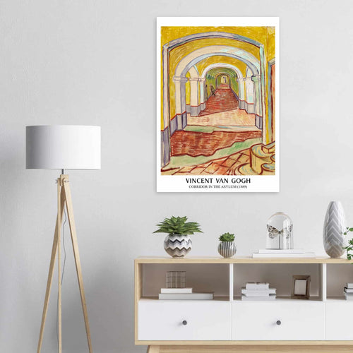 Artfulprints  Vincent van Gogh - Corridor in the Asylyum   poster 70x100 cm - vtwonen shop