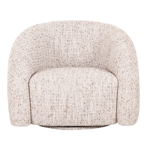 DÉJA Living Draaifauteuil Bodø - Beige Stof - 94x83x70cm