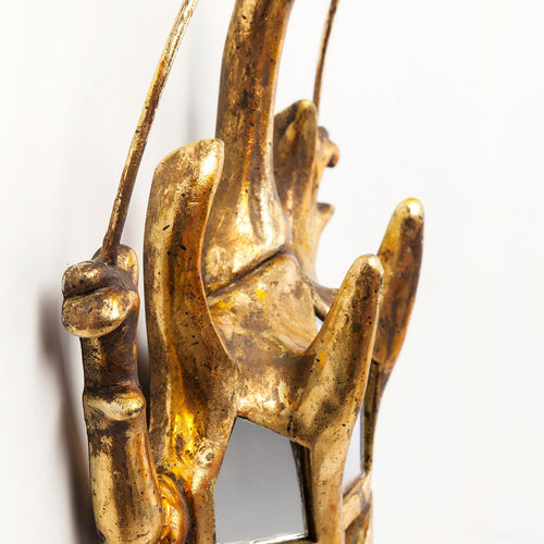 Kare Design Wanddecoratie spiegel scarab