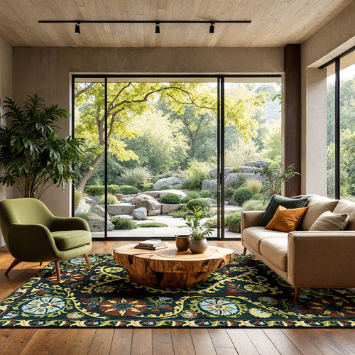 Louis De Poortere vloerkleed Bavaria - groen - 200x280cm - vtwonen shop