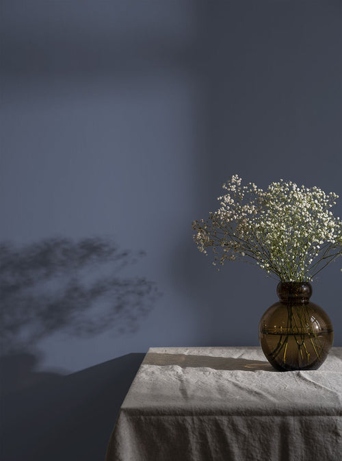 Duro Wallpaper behang effen inktblauw - 53 cm x 10.05 m - 662240 - vtwonen shop