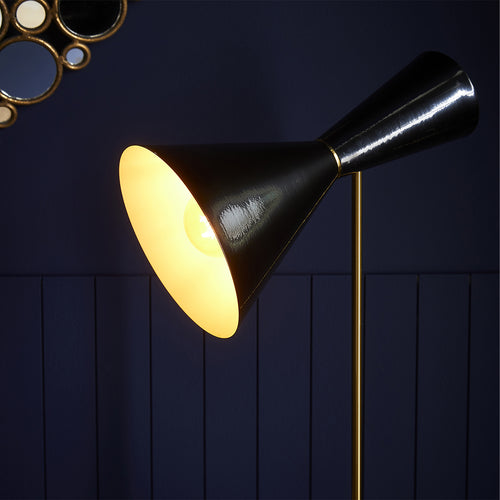 Signature - FRANCOIS Bureaulamp - Zwart - 40x31x70 cm