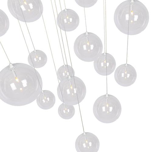 Atmooz hanglamp Camau 20 - wit - Ø 80 x H 400 cm - G4
