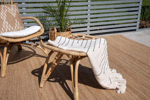 Rebellenclub Loungestoel Merit - Naturel Rattan - vtwonen shop