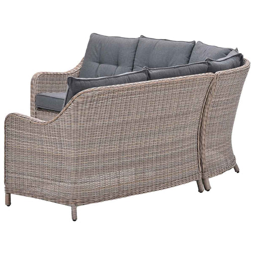 Garden Impressions hoek lounge diningset Nova vintage willow 3-delig - vtwonen shop