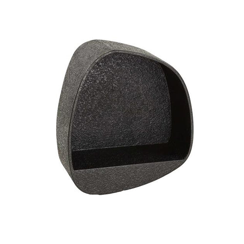 Giga Meubel Wandschap Metallic Breed - Grijs Metaal - 43x21x48cm