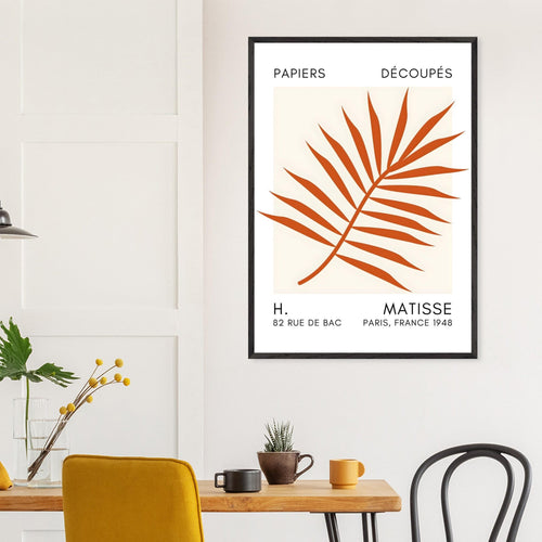 Artfulprints Poster Matisse – Floral reef orange   - 50x70 cm - Oranje