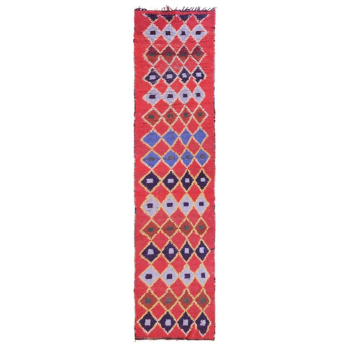 AFK Living vloerkleed Berber - handgemaakt - Katoen - 81 x 352 cm - vtwonen shop