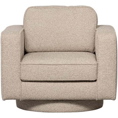 vtwonen draaifauteuil Lazy - Bouclé - Naturel - vtwonen shop