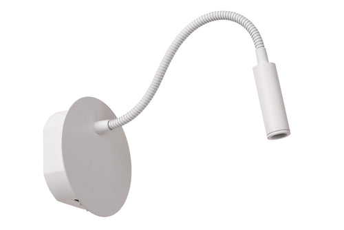 Lucide bedlamp JOLIJN - Geïntegreerde LED - Wit - vtwonen shop