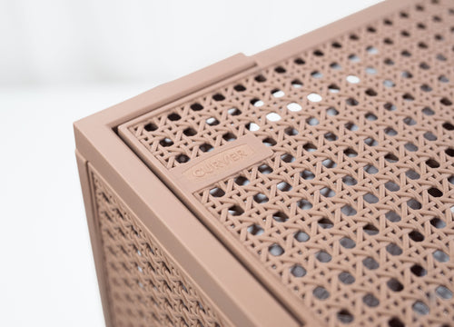 Curver Kaya Wasmand met deksel - 60L - Taupe