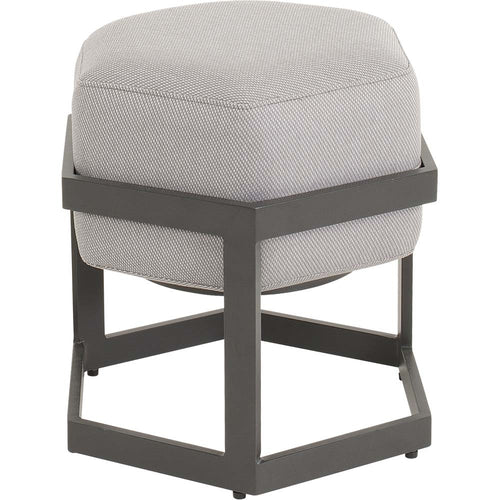 Lesli Living voetenbank Esagono - antraciet - 48x41,5x47,5cm