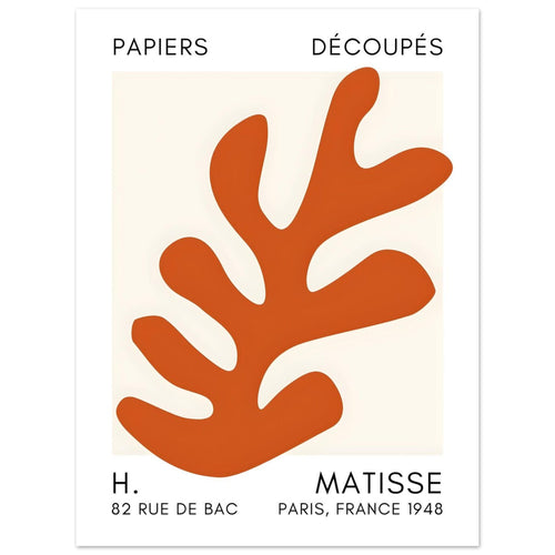Artfulprints  Matisse – Ocean petals orange   poster 30x40 cm - vtwonen shop