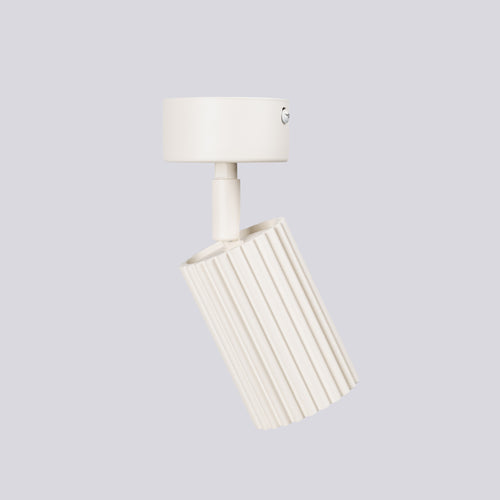 Sollux Lighting Plafondlamp KARBON 1 beige - 7x7x18cm