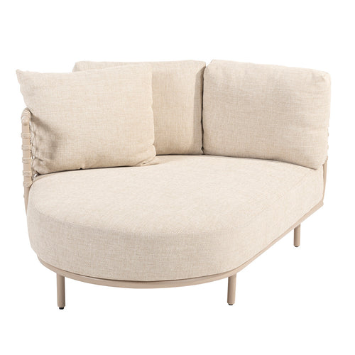 4 Seasons loungebank Sardinia latte kleurig - vtwonen shop