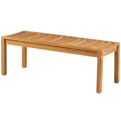 Exotan tuinbank 2-zits Comfort - Teak - Naturel - 44x120x45 - vtwonen shop