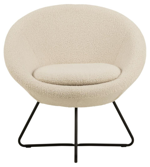 Rebellenclub Fauteuil Otta - Creme - vtwonen shop