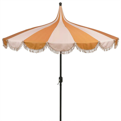 Edelman stokparasol Rissy bruin - Ø220 x 238 cm - vtwonen shop