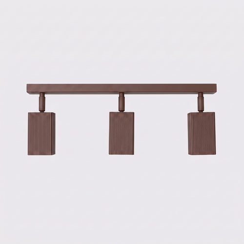 Sollux Lighting Plafondlamp RAYO 3L bruin - 45x6x16,5cm