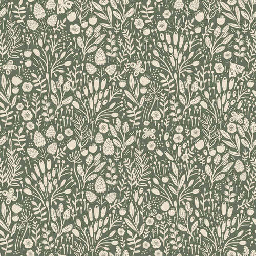 ESTAhome behang bloemetjes groen - 50 x 900 cm - 131250 - vtwonen shop