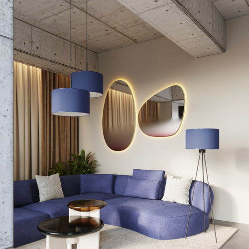 Sollux Lighting Hanglamp NEVIA marine - 40x40x137cm