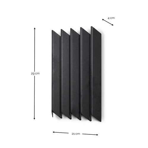Spinder x BUDDE kapstok Sensu M - Zwart - 5 haken - vtwonen shop