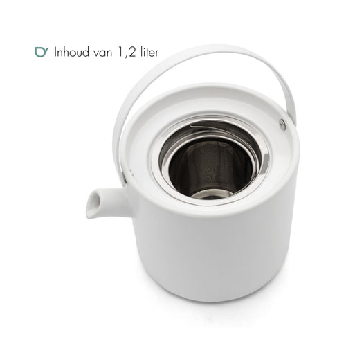 Bredemeijer - Theeset Umea 1,2L met warmer wit