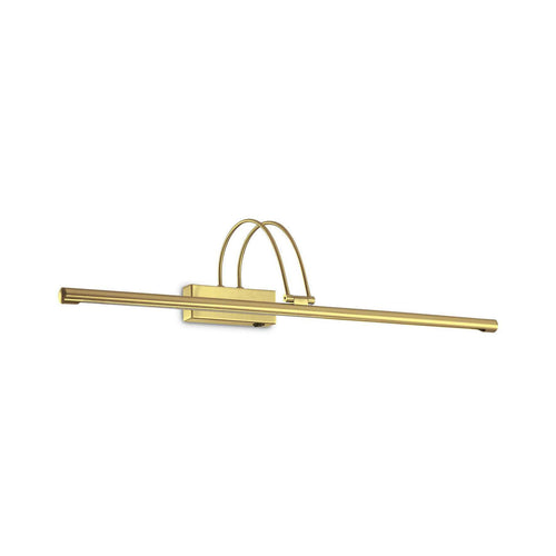 Ideal Lux Bow - Grote LED wandlamp in satijn goud