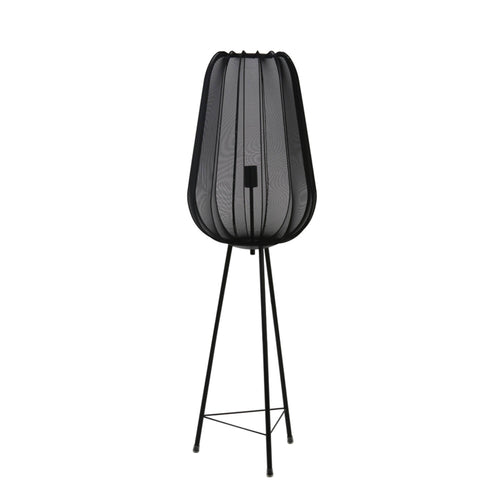 Light & Living vloerlamp  - zwart - 42x42x132 cm