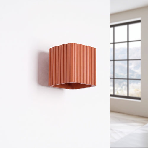 Sollux Lighting Wandlamp RIFF rode oker G9 - 10x12x10cm