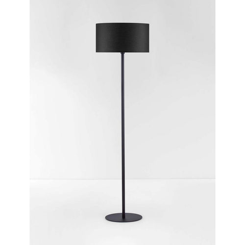 Nova Luce SIBNIA Vloerlamp met kap Sandy Black E27 1x12W