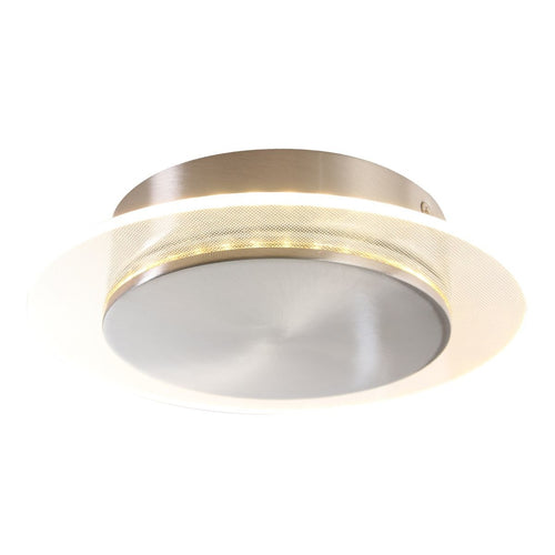 Steinhauer plafondlamp Lido - 1 lichts - 17x 6 cm - mat chroom