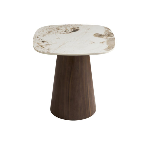 Signature - ALESSANDRA Tafel - Bruin - 58x50x50 cm