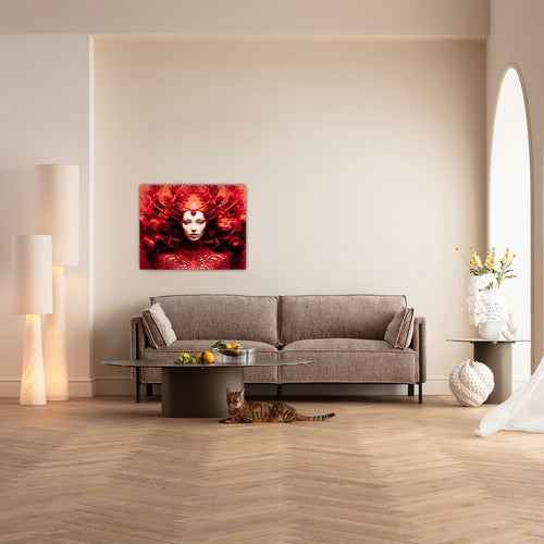 Kare Design Wandfoto rode muze 50x40cm