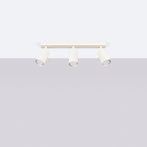Sollux Lighting Plafondlamp RING 3L beige - 45x6x17cm