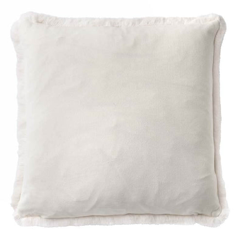 KUSSENSET - 4-delig - Soft Elegance - 45x45 cm - inclusief binnenkussens - wit
