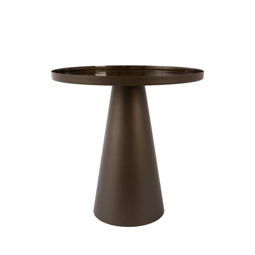 Light & Living bijzettafel Jay - bruin - Ø46cm