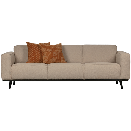 WOOOD 3-zits bank Statement - Boucle - Beige - 77x230x93