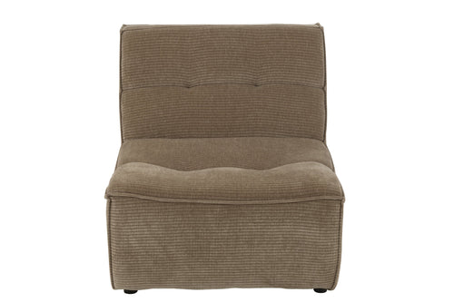 J-Line sofa Grid - populierenhout/schuim - donkertaupe