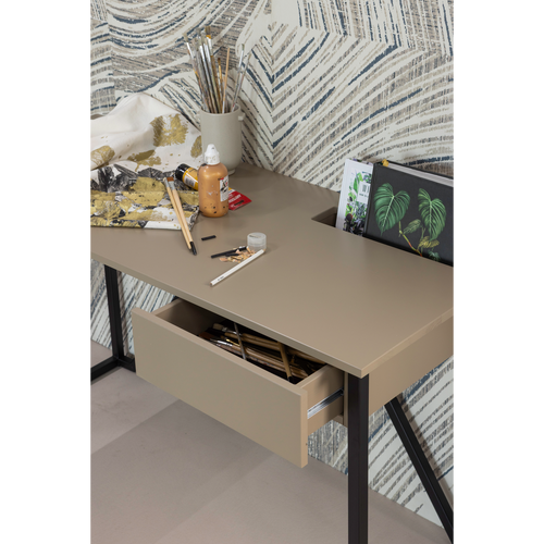 WOOOD bureau New Julius - Grenen - Mud - 75x126x53