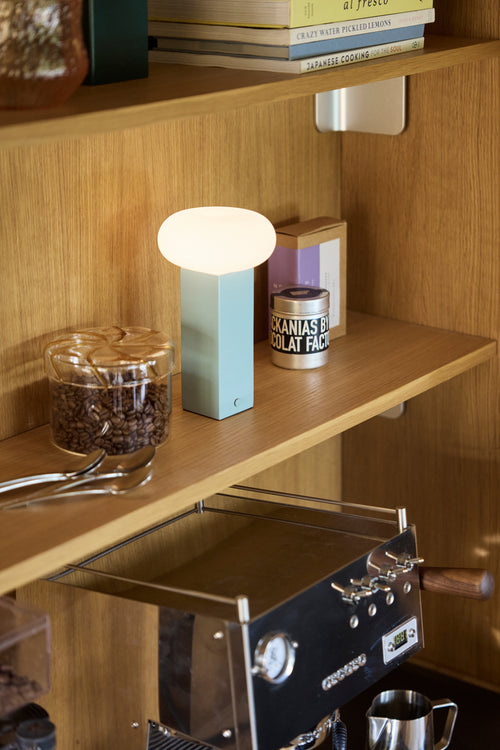 Hübsch lamp Low - glas/ijzer - 12x12xh20cm