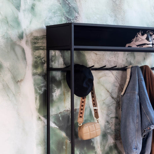 Giga Meubel Kapstokkast Lino - Hout - 9 Haken - 130x35x200cm