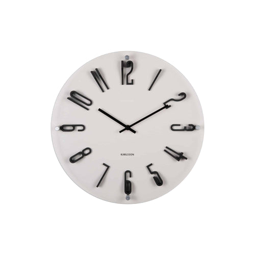 Karlsson wandklok Esencia Elevated - grijs - Ø40cm
