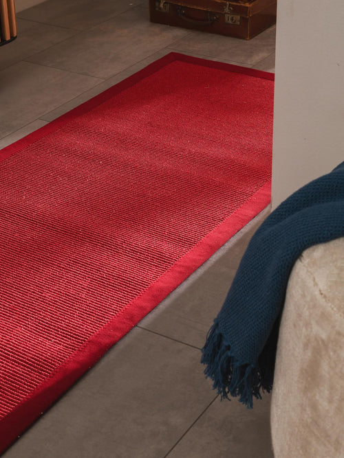 benuta sisal loper Sana - rood - 70x240 cm