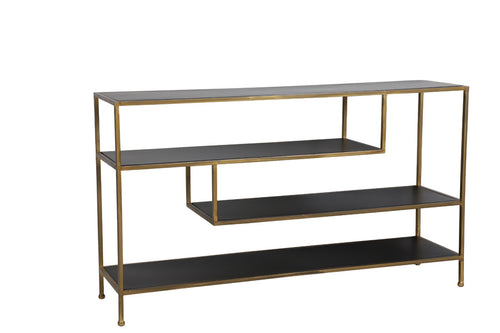 Light & Living tafel Ylaya - goud - 140x35x80 cm