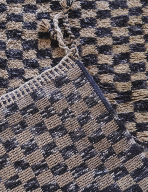 AFK Living vloerkleed Berber - handgemaakt - Wol - 90 x 313 cm - vtwonen shop