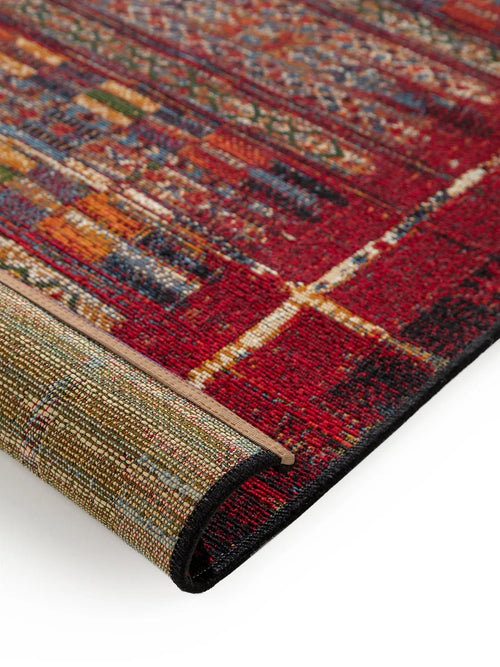 benuta binnen- en buitenloper Artis - veelkleurig/rood - 80x250 cm