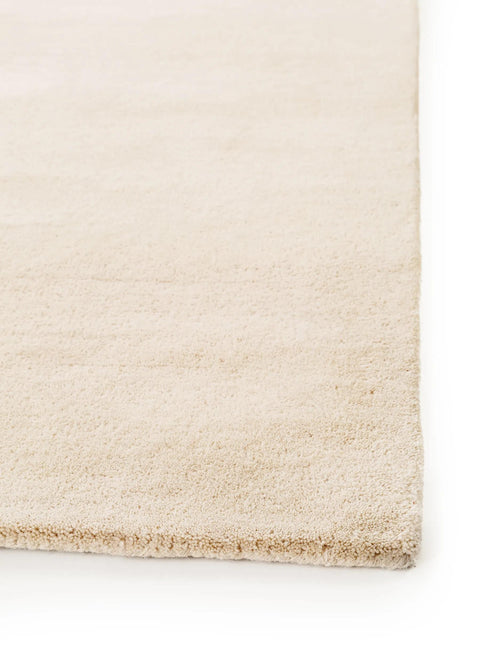 benuta wollen vloerkleed Bent - crème - 300x400 cm