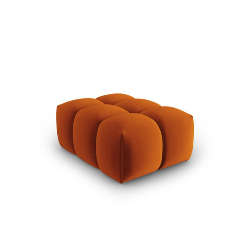 Cosmopolitan Design - Poef Verona flueel terracotta - 85x60x40cm